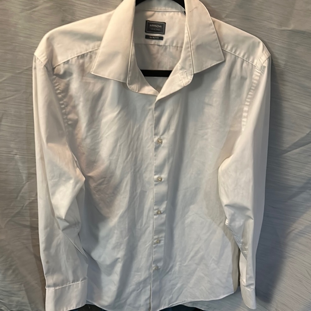 Arrow Men's White Dress Shirt